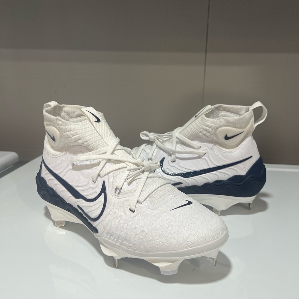 Nike Alpha Huarache NXT MCS Baseball Cleats DJ6519-100 Size 8 Navy